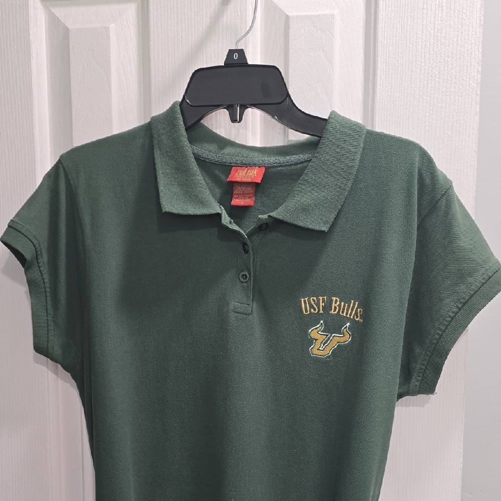 USF Bulls Green Polo Dress Size L - Picture 6 of 15